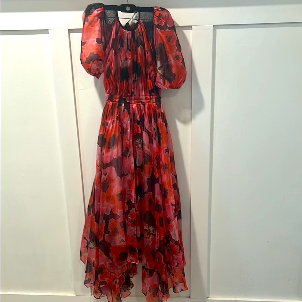 BIBHU moHapatra Red Floral Women's Dress